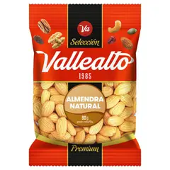 VALLEALTO - Almendra Natural Bolsa 90 g