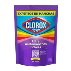 CLOROX - Ultra Quitamanchas en Polvo Ropa Color Doypack 450 g