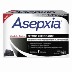 ASEPXIA - Jabón en Barra Carbón Detox Caja 100 g