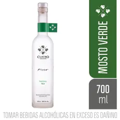 CUATRO GALLOS - Pisco Mosto Verde Italia Botella 700 mL