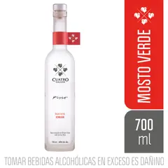 CUATRO GALLOS - Pisco Mosto Verde Acholado Botella 700 mL