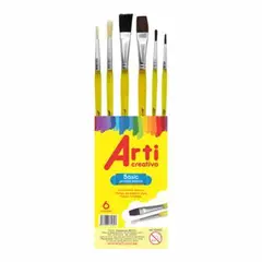 ARTI CREATIVO - Pinceles Basic Pack 6 Und