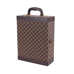 TOTTUS - Caja para Botella de Vino Doble Brown