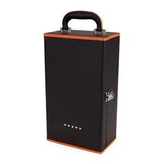 TOTTUS - Caja para Botella de Vino Doble Black