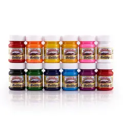 CARPACCIO - Pintura Apu Escolar Colores Surtido Envase 30 mL