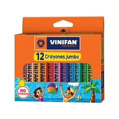 VINIFAN - Crayones Jumbo Empaque 12 Und