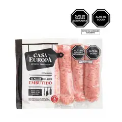 CASA EUROPA - Chorizo Precocido Empaque 500 g