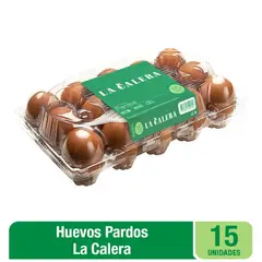 LA CALERA - Huevos Pardos Bandeja 15 Und