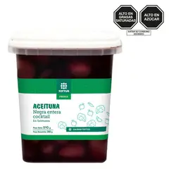 TOTTUS - Aceituna negra entera de cóctel