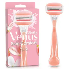 GILLETTE - Máquina de Afeitar Recargable Venus + Cartucho con Soporte