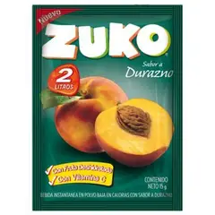 ZUKO - Bebida Instantánea en Polvo Durazno Sobre 15 g