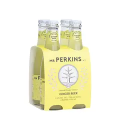 MR PERKINS - Ginger Beer Jengibre Pack 4 Botellas 200 mL