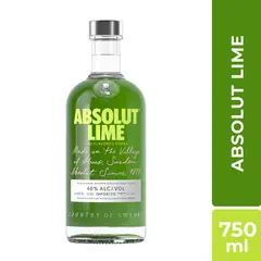 ABSOLUT - Vodka Lime Botella 750 mL