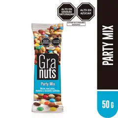 GRANUTS - Mezcla Frutos Secos Party Mix Bolsa 50 g