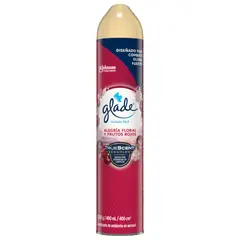 GLADE - Ambientador en Aerosol Alegría Floral y Frutos Rojos Envase 400 mL