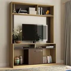 CASA JOVEN - Centro de Entretenimiento 50" Castaño Nogal