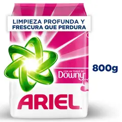 ARIEL - Detergente en Polvo con Toque de Downy Bolsa 800 g