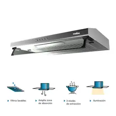 MABE - Campana Utilitaria 60 cm Extractora CMU6020PI0