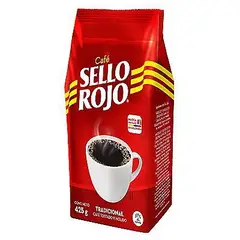 SELLO ROJO - Café Tostado y Molido Bolsa 425 g