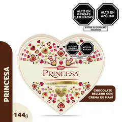 PRINCESA - Chocolate Corazón Caja 144 g