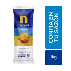 NICOLINI - Fideo Spaghetti Bolsa 1 Kg