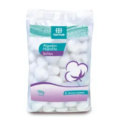 TOTTUS - Bolitas de Algodón Empaque 100 g
