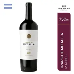TRAPICHE - Vino Medalla Malbec Botella 750 mL