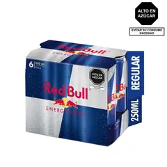 RED BULL - Energizante Sixpack Lata 250 mL