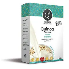 QFOODS - Cereal Natural de Quinua Caja 200 g