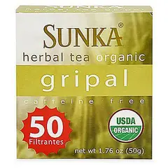 SUNKA - Té de Hierbas Orgánico Gripal Caja 50 Und