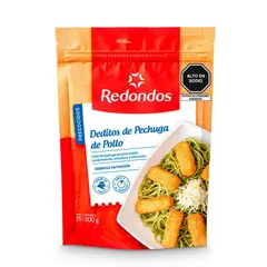 REDONDOS - DEDITOS DE PECHUGA DE POLLO X 300GR