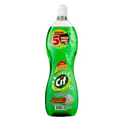 CIF - Lavavajilla Líquido Concentrado Limón Botella 900 mL