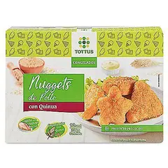 TOTTUS - Nuggets de Pollo con Quinua Caja 12 Und