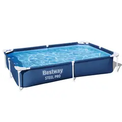 BESTWAY - Piscina Rectangular Estructura 221x150x43 cm