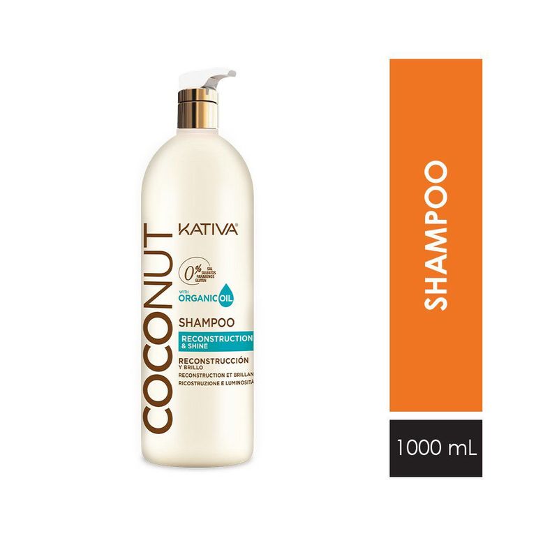 Shampoo Coconut Botella 1 L