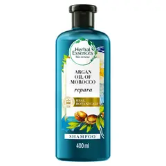 HERBAL ESSENCES - Shampoo Bío Renew Reparador Con Aceite De Argan Botella 400 mL