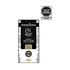ORQUIDEA - Chocolate en Barra Bitter Orquídea Cacao Sin Azúcar Empaque 90 g
