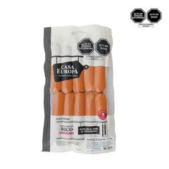 CASA EUROPA - Salchicha Cocktail Frankfurter Empaque 250 g