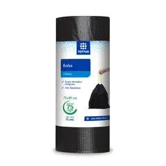 TOTTUS - Bolsa Basura 75 L Rollo 15 Und