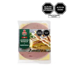 BRAEDT - Pack Jamonada de Pollo y Queso Edam Empaque 180 g