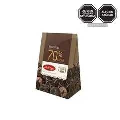 LA IBERICA - Pastillas de Chocolate Negro La Ibérica Cacao 70% Caja 150 g