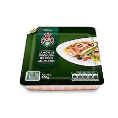BRAEDT - Jamón de Pechuga de Pavo Ahumado Empaque 200 g