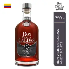 VIEJO DE CALDAS - Ron Oro 8 Años Botella 750 mL