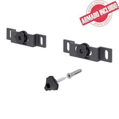 SOPORTE TV DANES PLUGLED NEGRO