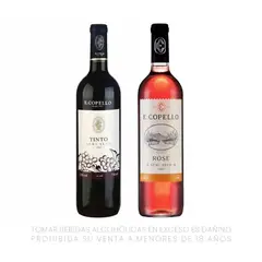 E COPELLO - Vino Tinto E. Copello 750 mL + Rosé Semiseco 750 mL