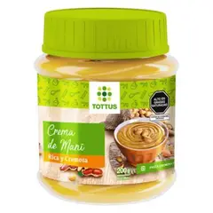 TOTTUS - Crema de Maní Envase 200 g