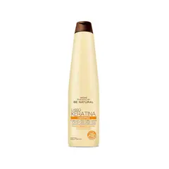 BE NATURAL - Shampoo Lisso Keratina Botella 350 mL