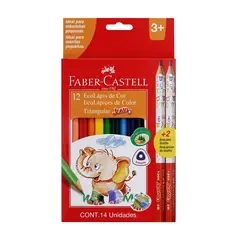 FABER CASTELL - Colores Ecológicos Jumbo Estuche 12 Und