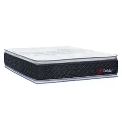 FORLI - Colchón Golden 2 Plazas + 02 Almohadas Visco + Protector