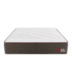 FORLI - Colchón Bio 2 Plazas + 02 Almohadas Visco + Protector